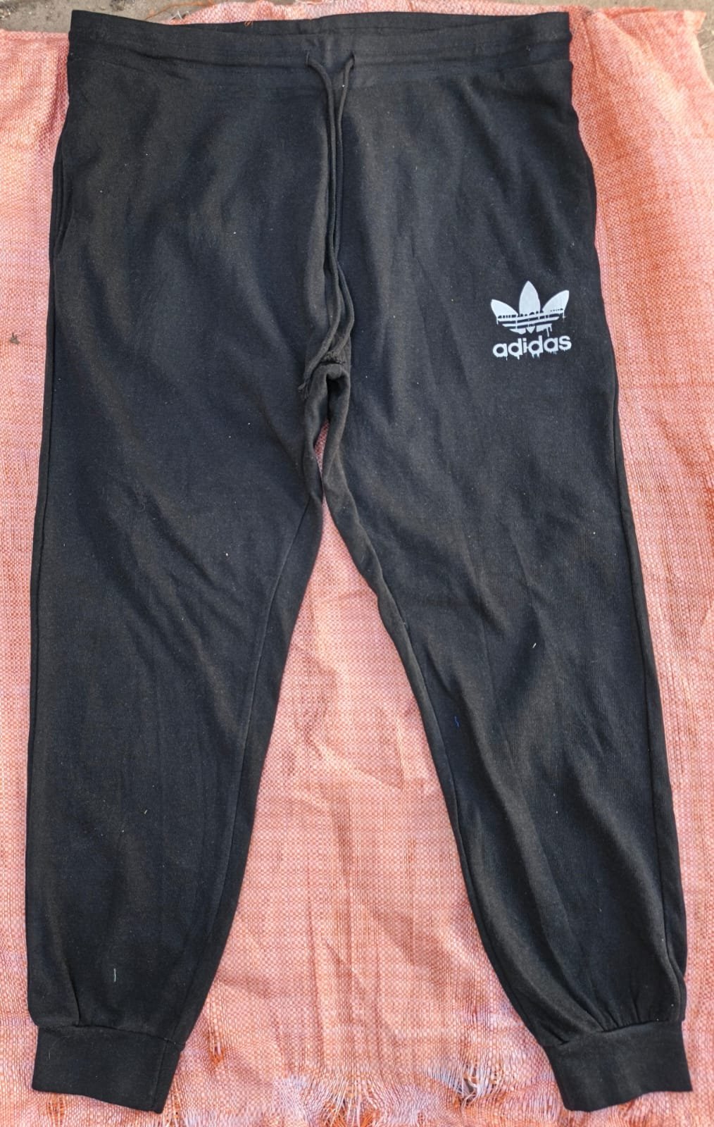 ADIDAS MEN PREMIUM FRENCH TERRY ELASTIC WAISTBAND STYLISH JOGGING PANTS