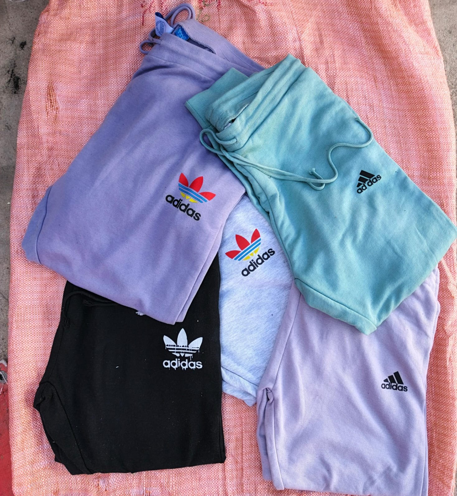 ADIDAS MEN PREMIUM FRENCH TERRY ELASTIC WAISTBAND STYLISH JOGGING PANTS — Colours available