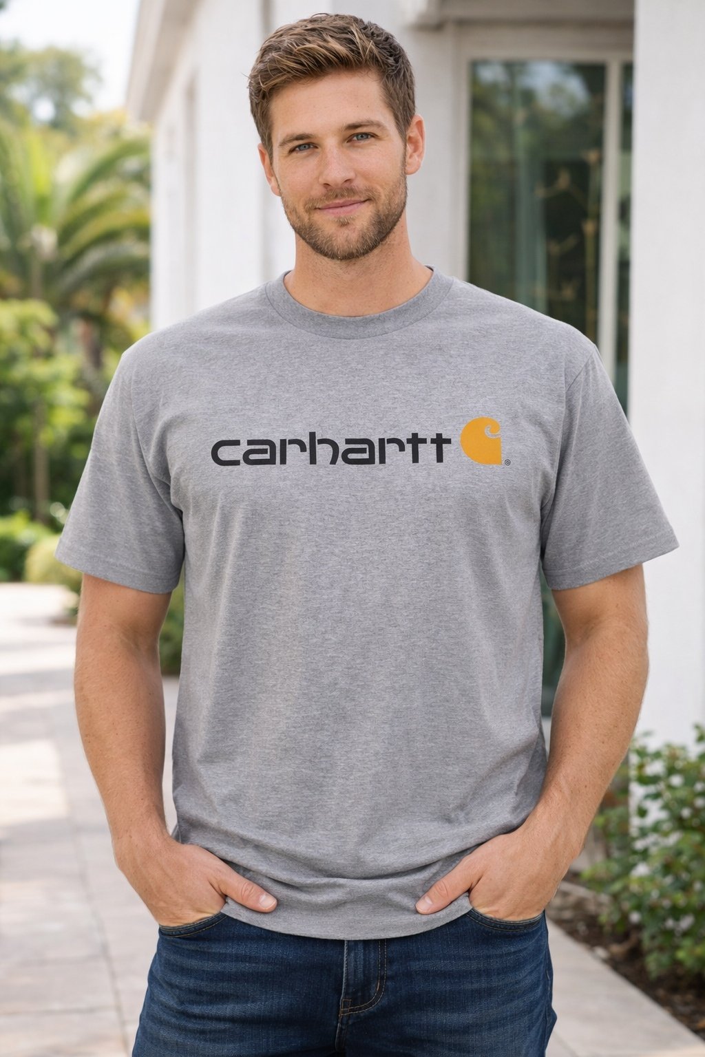 CARHARTT MEN SOFT CLASSIC JERSEY HALF SLEEVED ROUND NECK STYLISH T-SHIRTS
