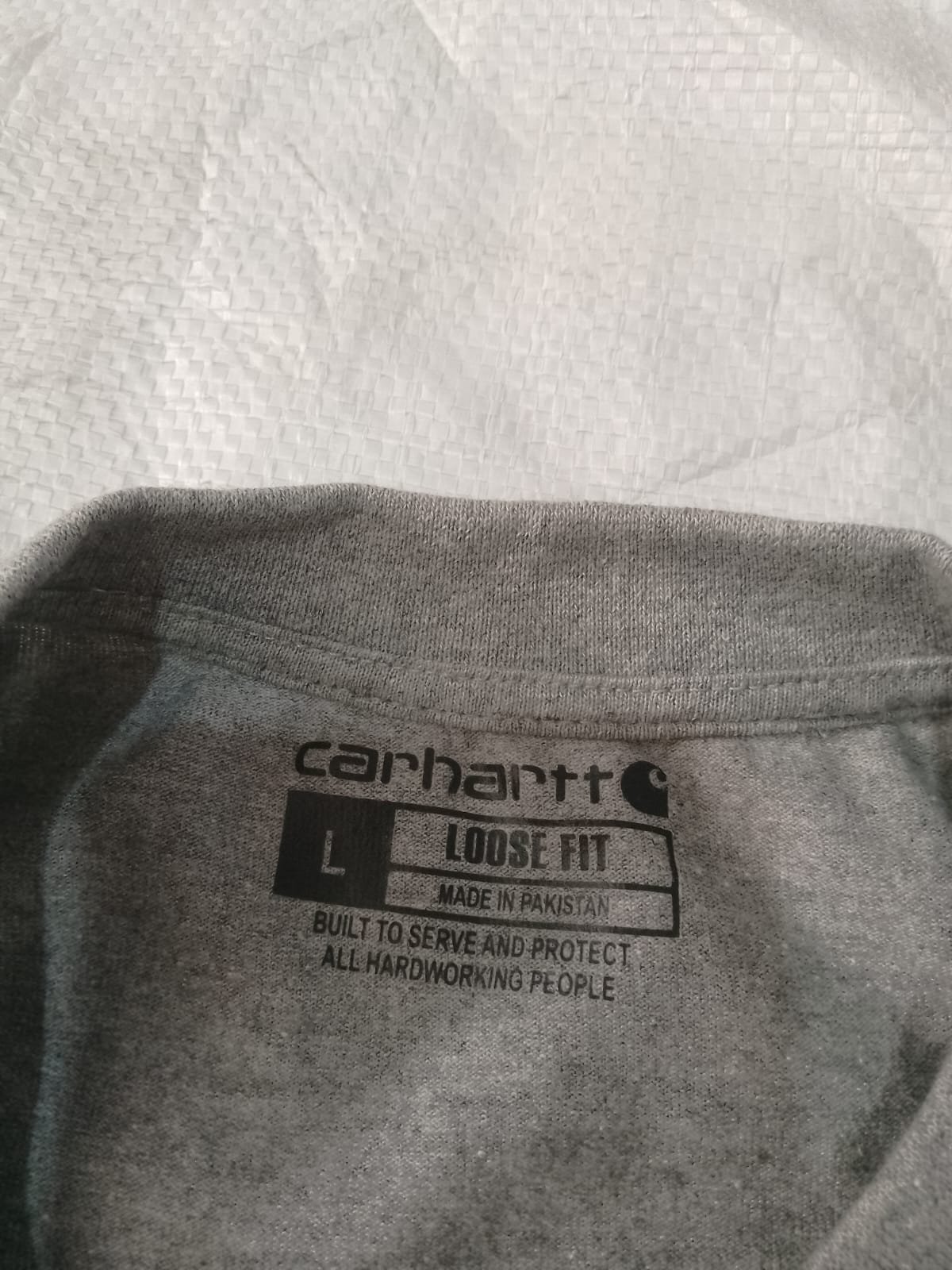 CARHARTT MEN SOFT CLASSIC JERSEY HALF SLEEVED ROUND NECK STYLISH T-SHIRTS — Brand label