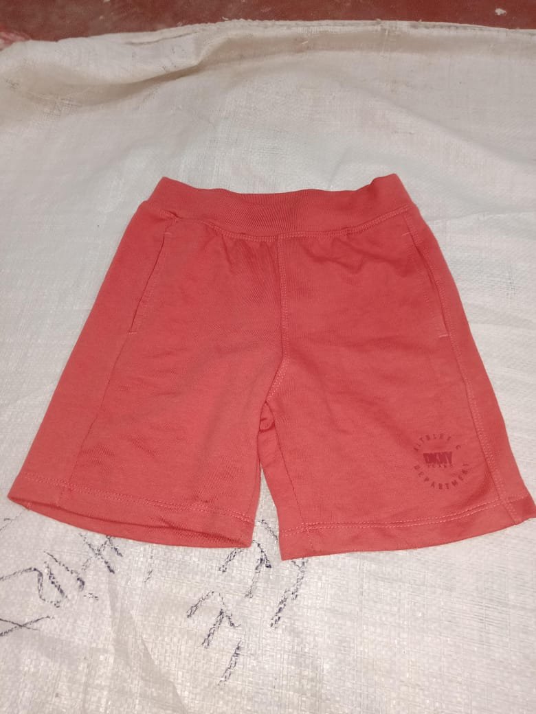 DKNY BOYS CLASSIC FRENCH TERRY ELASTIC WAISTBAND SHORTS