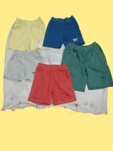 DKNY BOYS CLASSIC FRENCH TERRY ELASTIC WAISTBAND SHORTS — Colours available