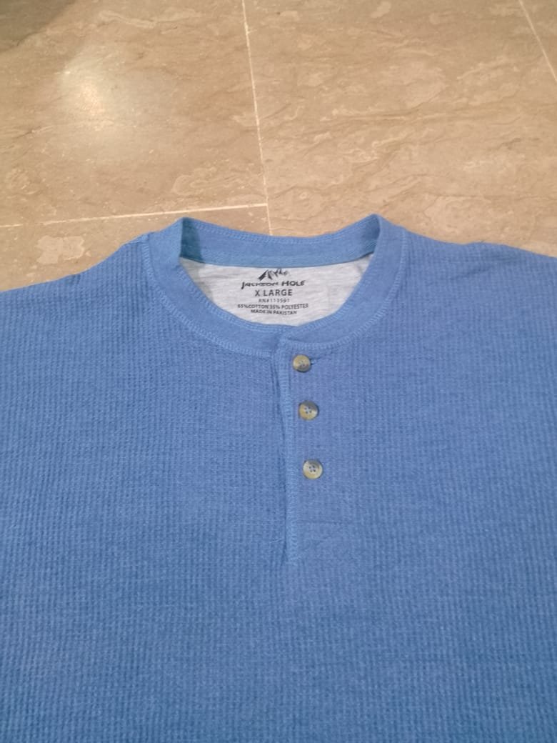 JACKSON HOLE MEN PREMIUM CLASSIC THERMAL FULL SLEEVED ROUND NECK & HENLEY T-SHIRTS