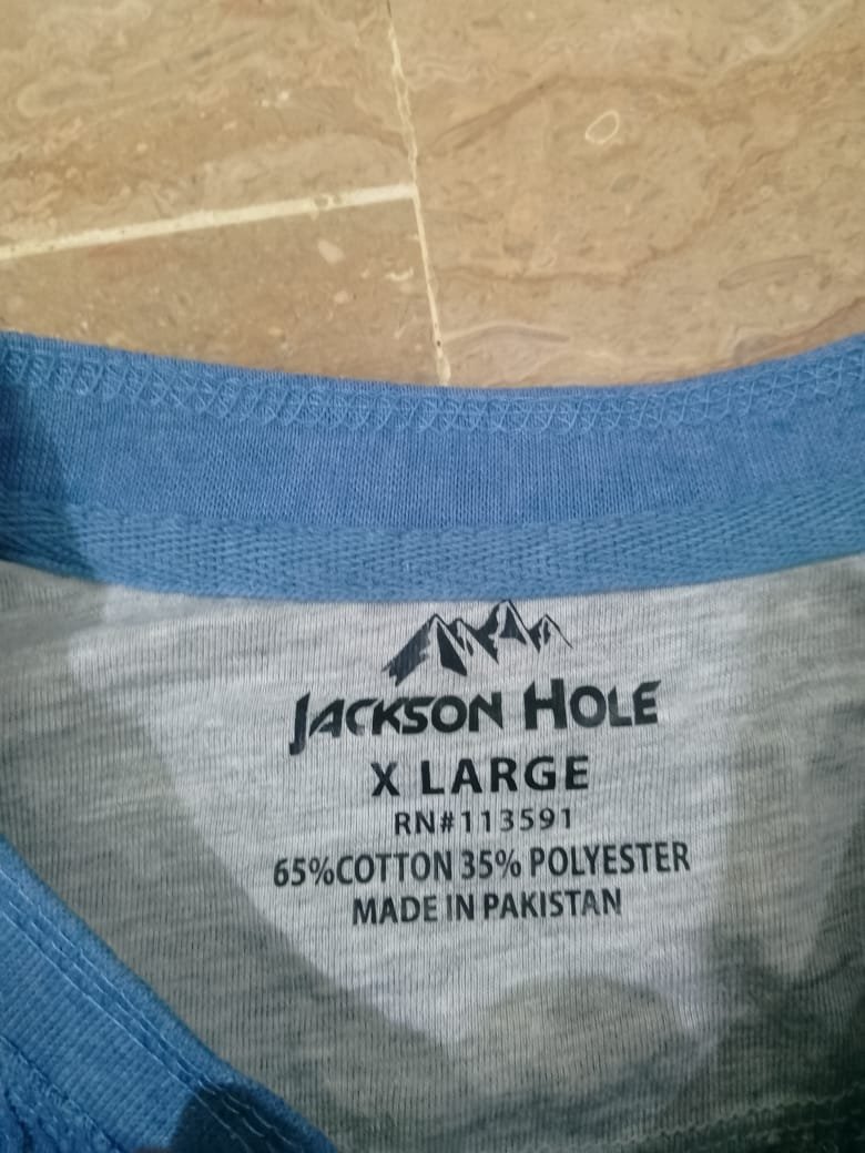 JACKSON HOLE MEN PREMIUM CLASSIC THERMAL FULL SLEEVED ROUND NECK & HENLEY T-SHIRTS — Brand label