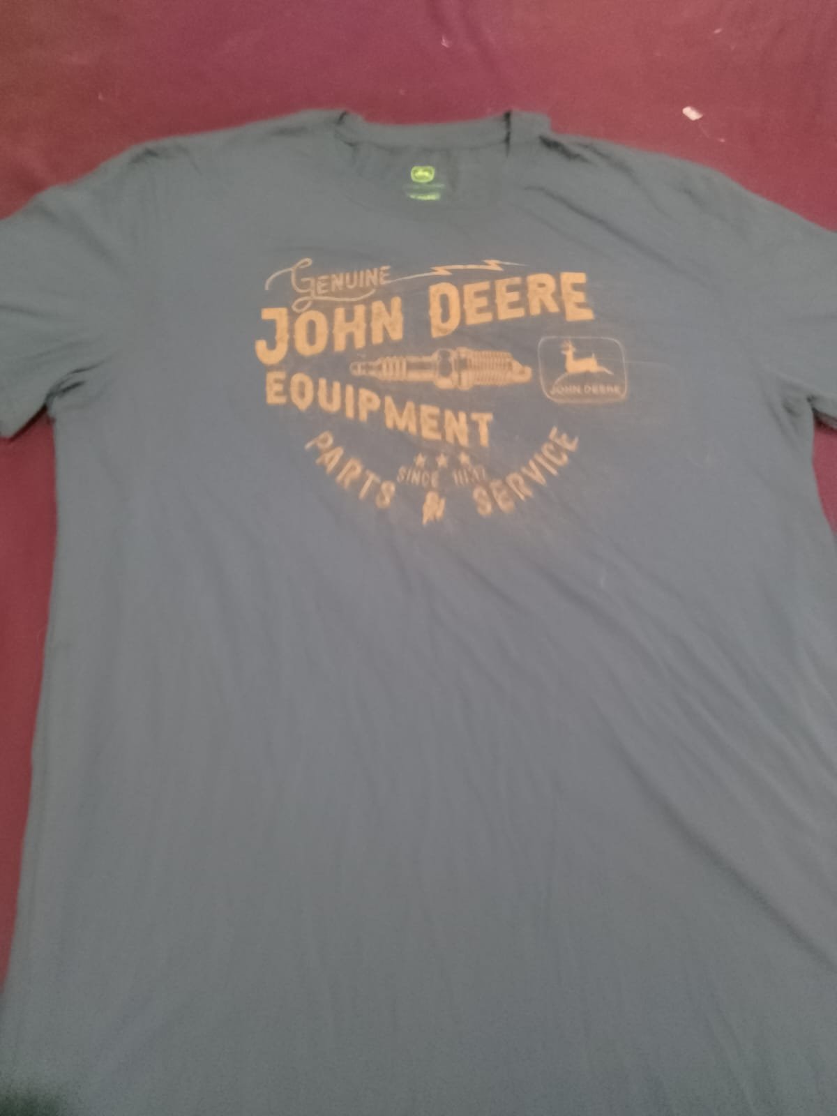 JOHN DEERE MEN CLASSIC JERSEY ROUND NECK HALF & FULL SLEEVED PRINTED T-SHIRTS — Print detail