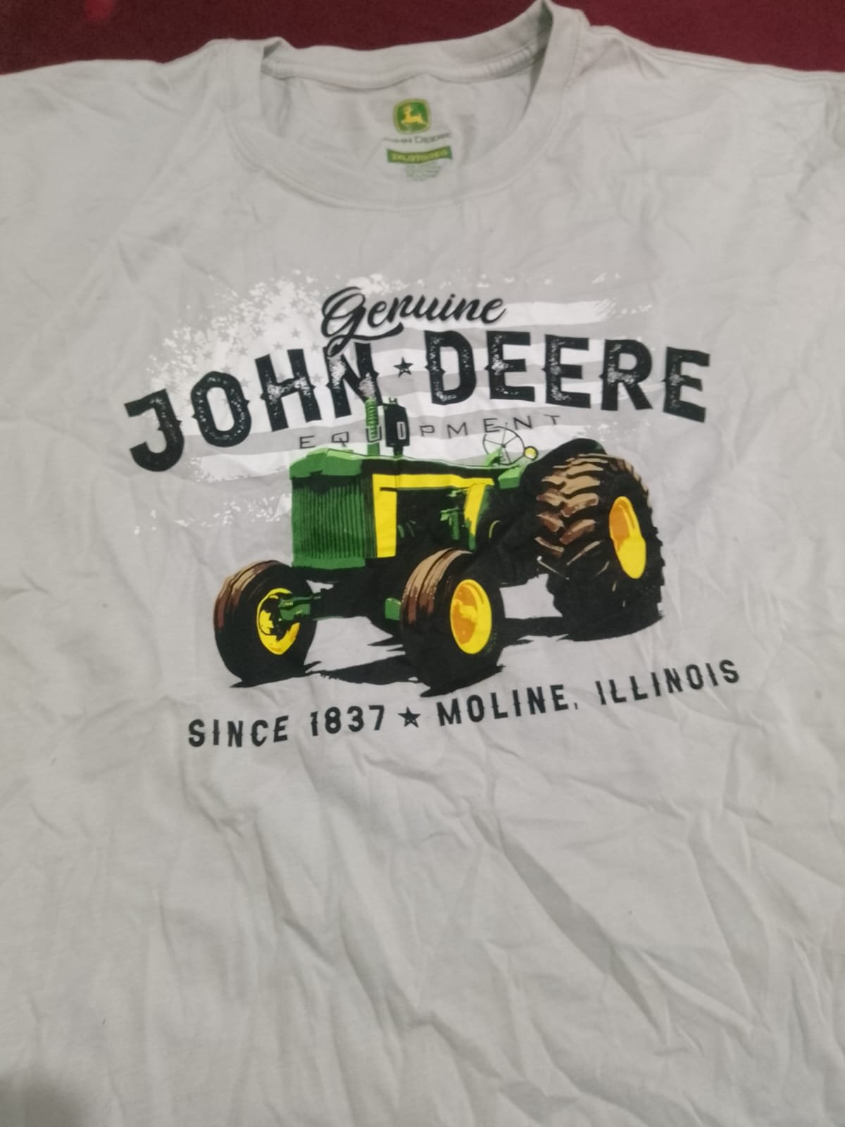JOHN DEERE MEN CLASSIC JERSEY ROUND NECK HALF & FULL SLEEVED PRINTED T-SHIRTS — Print detail
