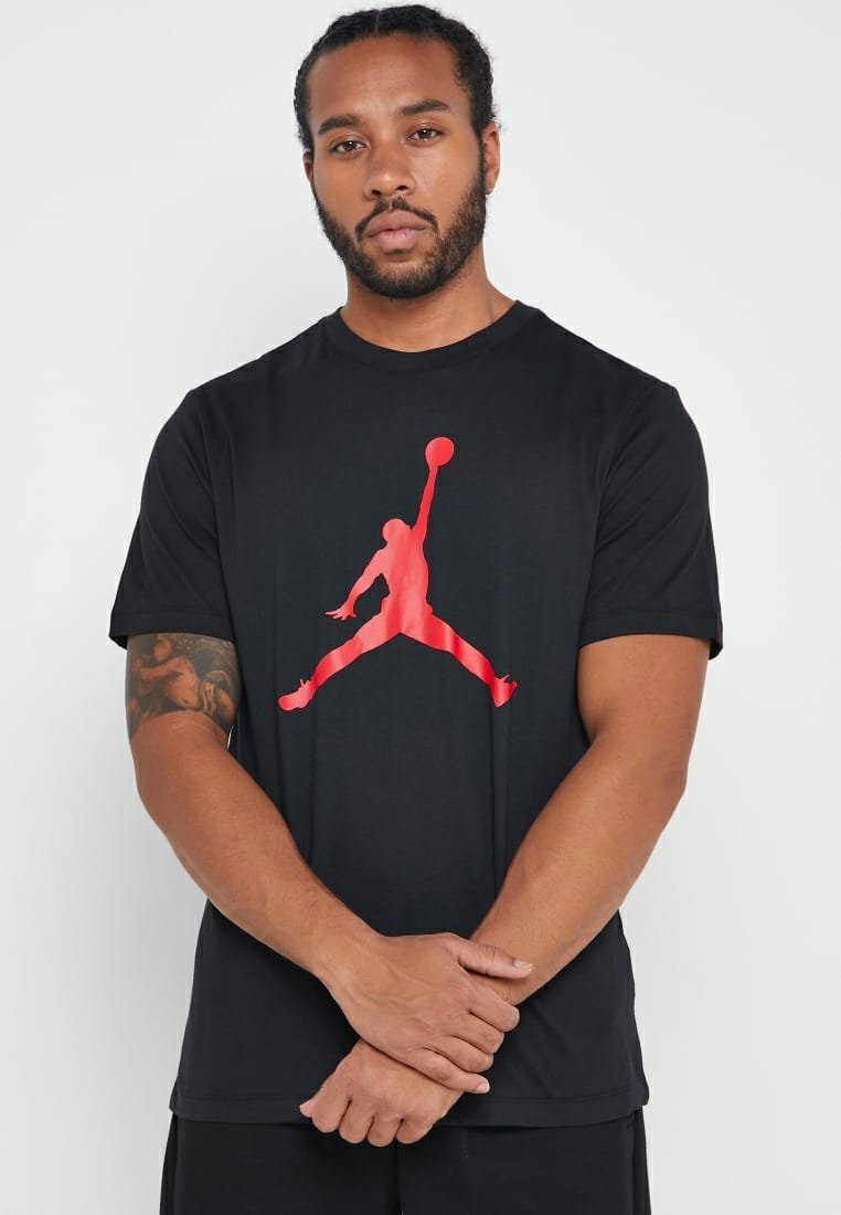 JORDAN MEN CLASSIC JERSEY HALF SLEEVED ROUND NECK PRINTED T-SHIRTS