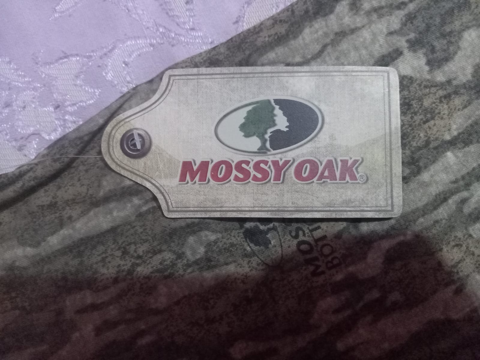 MOSSY OAK / REALTREE / BELL RANGERS MEN CLASSIC JERSEY ROUND NECK HALF & FULL SLEEVED JUNGLE PRINT T-SHIRTS — Label card