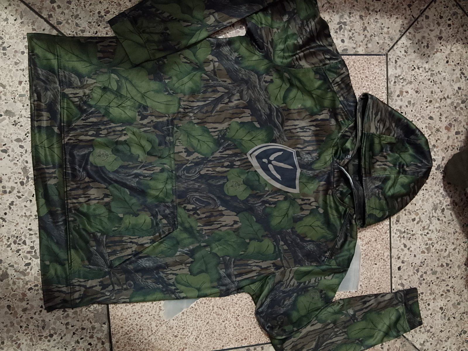 REAL TREE / KINGS / MOSSY OAK LABEL FREE MEN SOFT HEAVY FLEECE RIBBED HEM CUFF JUNGLE PRINTED HOODIES