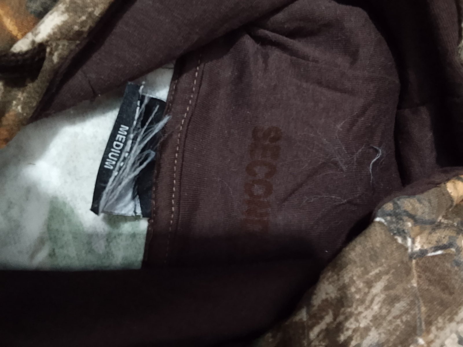 REAL TREE / KINGS / MOSSY OAK LABEL FREE MEN SOFT HEAVY FLEECE RIBBED HEM CUFF JUNGLE PRINTED HOODIES — Brand label
