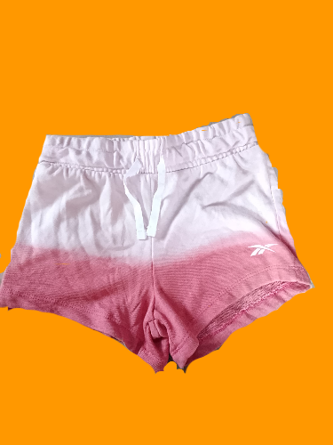 REEBOK GIRLS PREMIUM FRENCH TERRY / FLEECE ELASTIC WAISTBAND SHORTS