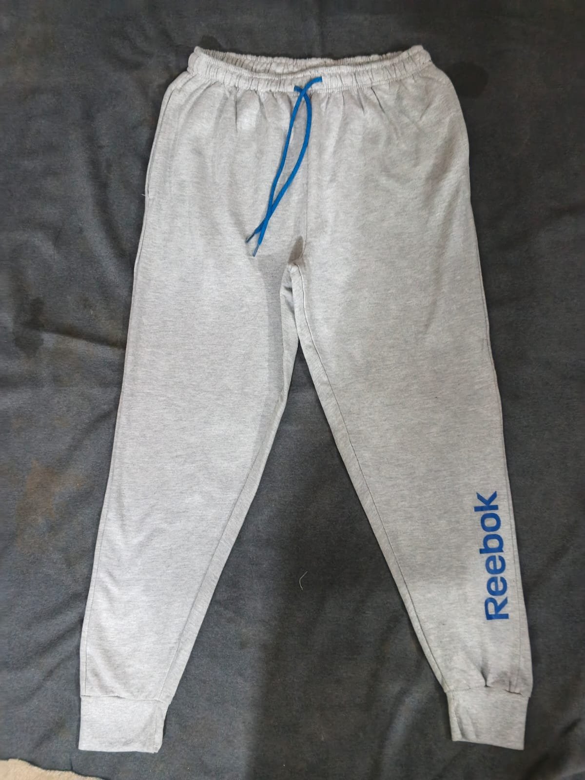 REEBOK MEN SOFT FLEECE ELASTIC WAISTBAND JOGGING PANTS