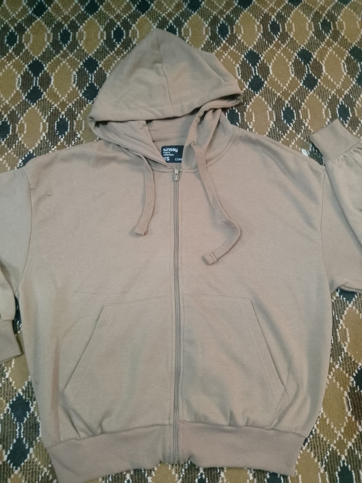 SINSAY MEN SOFT FLEECE RIBBED HEM & CUFF ZUPPER HOODIES